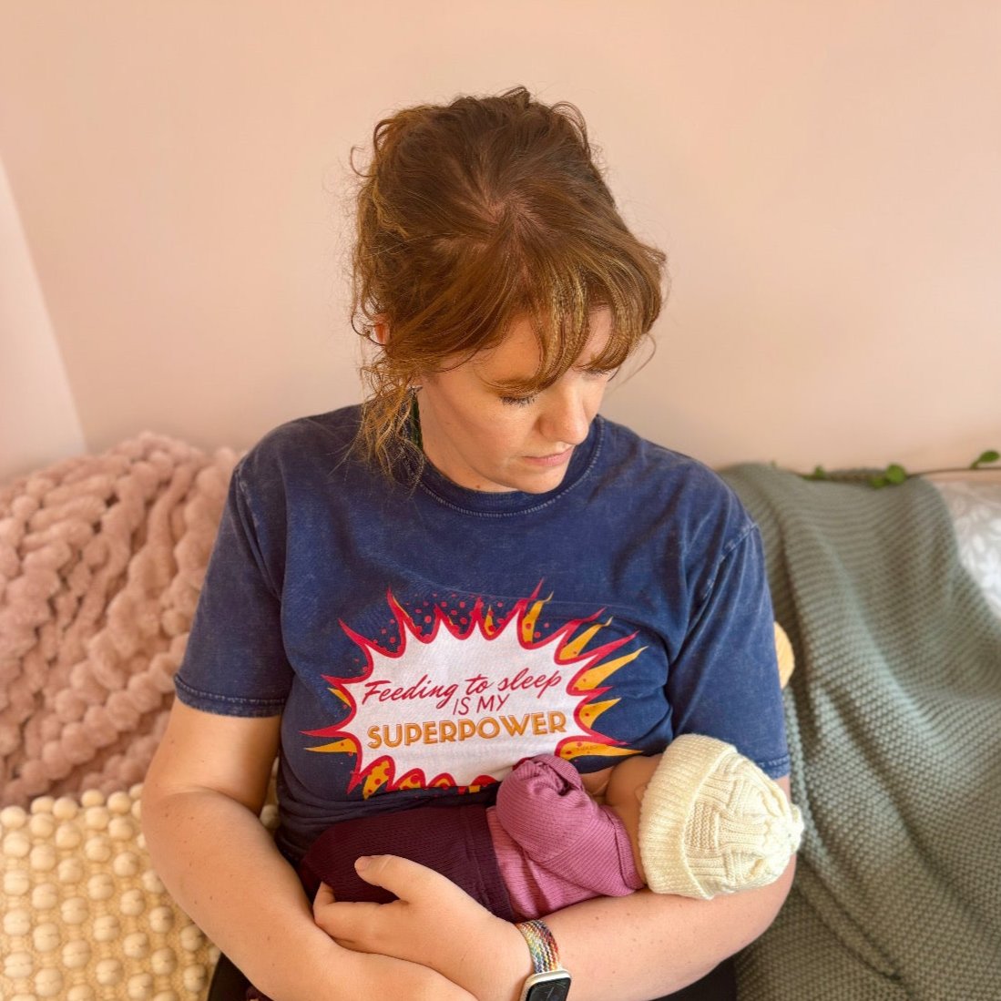 Feeding To Sleep Is My Superpower tee