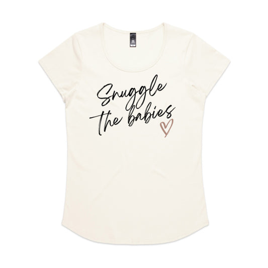 Snuggle The Babies signature tee - women's fit