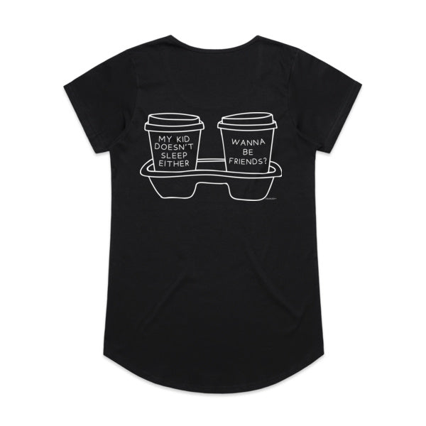 Coffee and Cuddles tee - women's fit