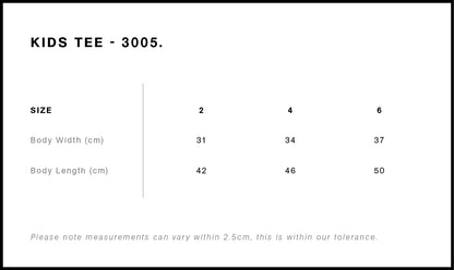 Kids tees and baby bodysuits - made to order