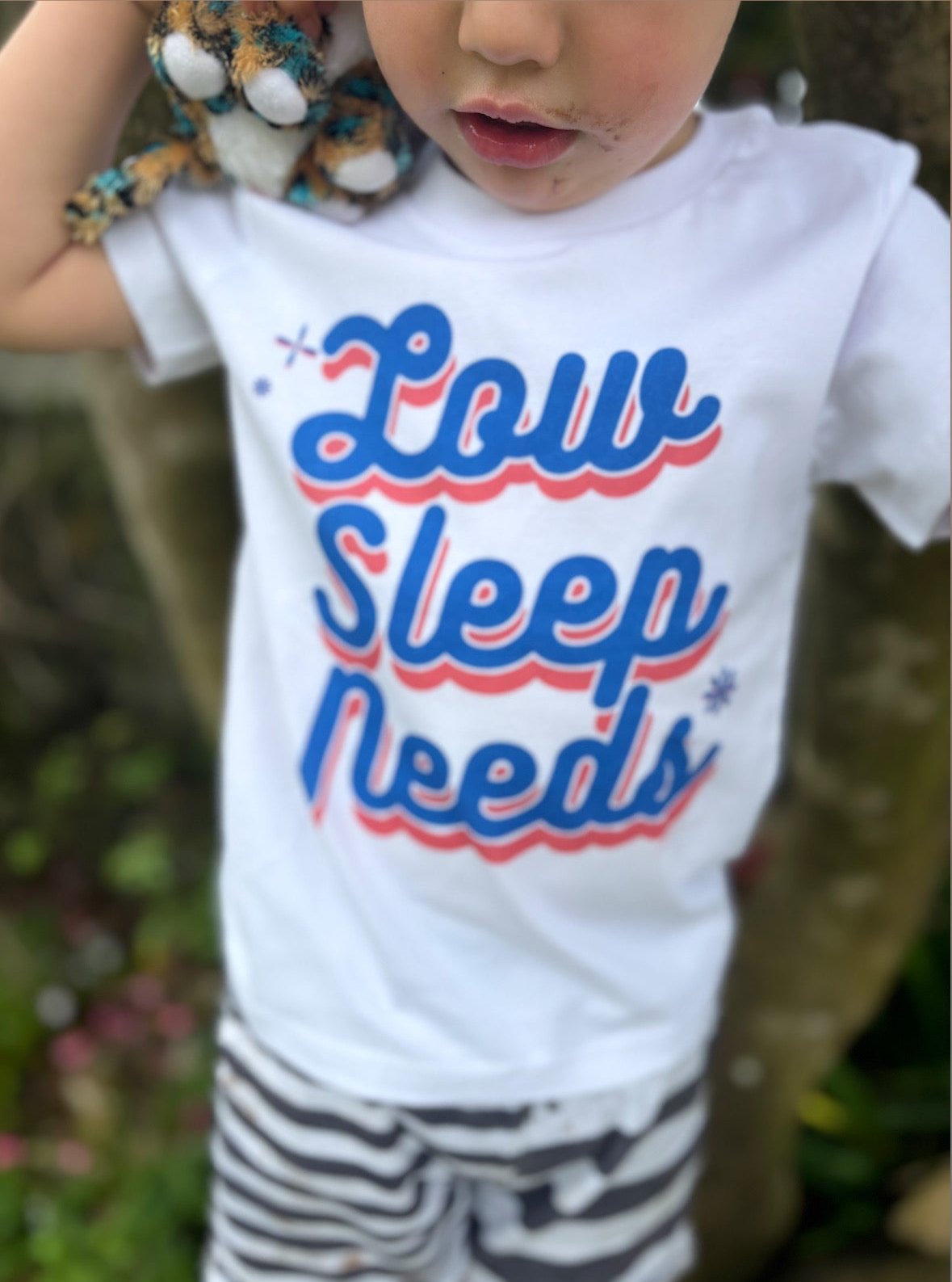 Low Sleep Needs kidswear