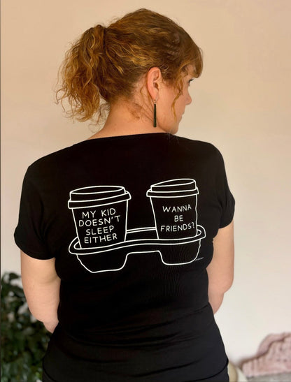 Coffee and Cuddles tee - women's fit