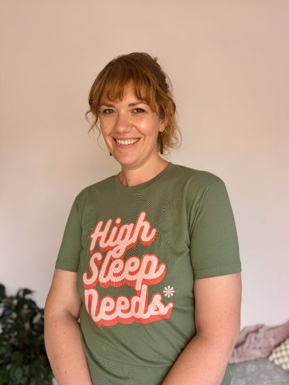 High Sleep Needs tee