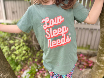 Low Sleep Needs kidswear