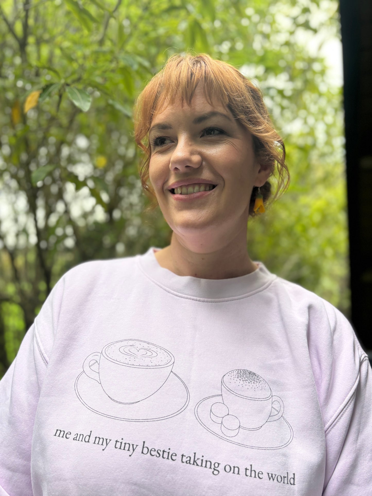 Tiny bestie crew - women's fit