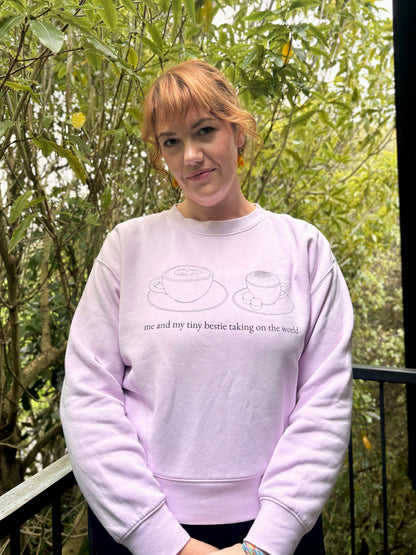 Tiny bestie crew - women's fit