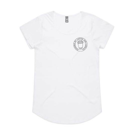 Coffee and Cuddles tee - women's fit