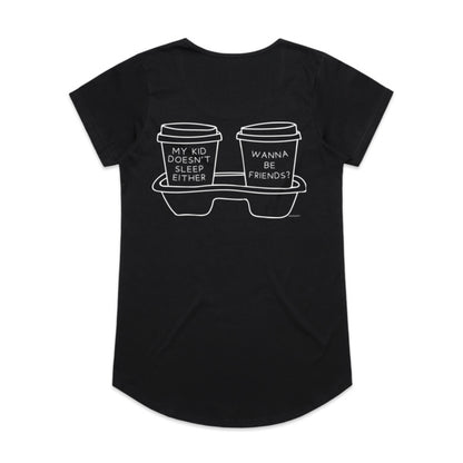 Coffee and Cuddles tee - women's fit