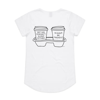 Coffee and Cuddles tee - women's fit