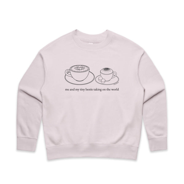 Tiny bestie crew - women's fit