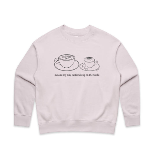 Tiny bestie crew - women's fit