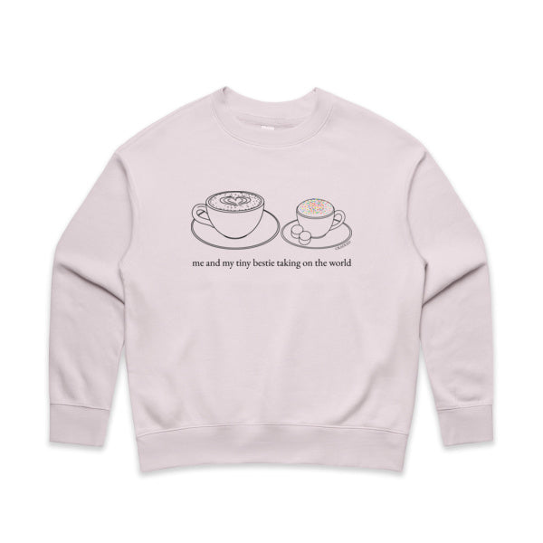 Tiny bestie crew - women's fit