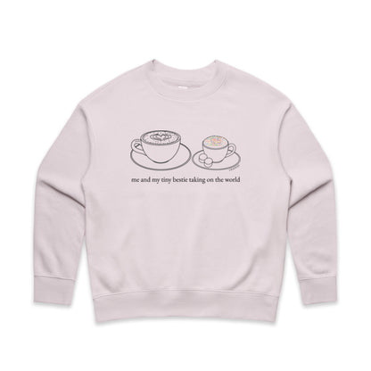 Tiny bestie crew - women's fit